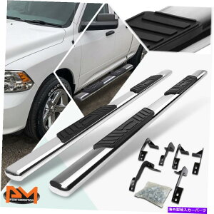Nerf Bar 09-20p_bWgbNNbhI[o5 "TChXebvi[to[jO{[hN[ For 09-20 Dodge Ram Truck Quad Oval 5" Side Step Nerf Bar Running Board Chrome