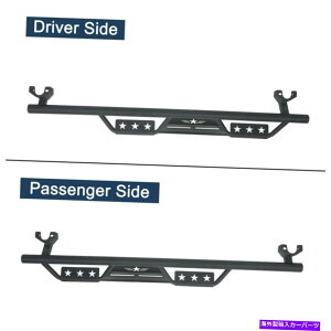 Nerf Bar tBbg2007-2018W[vO[JK 4hATChXebvi[to[jO{[hX`[ Fit 2007-2018 Jeep Wrangler JK 4-Door Side Steps Nerf Bar Running Board Steel