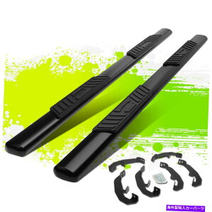 Nerf Bar 5 �V���o���[�h1500�g���L���u�̂��߂̑ȉ~�`�̃R�[�e�B���O�X�e�b�v�i�[�t�o�[�����j���O�{�[�h19-21 5 Oval Coated Step Nerf Bar Running Board for Silverado 1500 Extended Cab 19-21�y���s�A���i�z