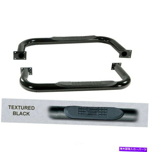 Nerf Bar Xebvi[to[TCh`[uXebvObW11591.02tBbg1976W[vCJ7 Step Nerf Bar-Side Tube Step Rugged Ridge 11591.02 fits 1976 Jeep CJ7