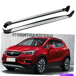 Nerf Bar rCbNGR[2013-2022jO{[hNERFo[A~jE̕čXgbNTChXebv US Stock Side Steps for Buick Encore 2013-2022 Running Boards Nerf Bar Aluminum