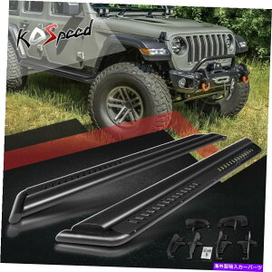 Nerf Bar 7 �ȉ~�`�̃`���[�u�h���b�v�X�e�b�v�����j���O�{�[�hNERF�o�[��18-22�W�[�v�����O���[JL 4-DR 7 Oval Tube Drop Step Running Board Nerf Bar for 18-22 Jeep Wrangler JL 4-Dr�y���s�A���i�z