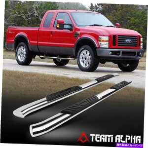 Nerf Bar FIT 1999-2016 F250/F350 SD [EXT/SUPER CAB]ȉ~`̋ȐN5 "NERFo[TChXebv Fit 1999-2016 F250/F350 SD[EXT/SUPER CAB]Oval Curved Chrome 5"Nerf Bar Side Step