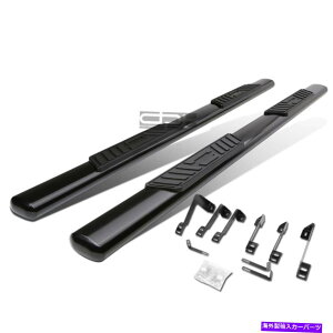 Nerf Bar �t�B�b�g99-14�V���o���[�h/�V�G���G�N�X�e�N�L���u5 �u���b�N�I�[�o���T�C�h�X�e�b�v�i�[�t�o�[�����j���O�{�[�h Fit 99-14 Silverado/Sierra Ext Cab 5Black Oval Side Step Nerf Bar Running Board�y���s�A
