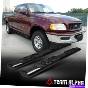 Nerf Bar 1997-2003 F150/F250 LD [Super/Ext Cab]�ȉ~�`�̓�|6 NERF�o�[�T�C�h�X�e�b�v Fits 1997-2003 F150/F250 LD [SUPER/EXT CAB] Oval Mild Steel 6Nerf Bar Side Step�y���s�A���i�z