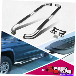 Nerf Bar 06-09 Dodge Ram Mega/Ext Crew Cab Polish Bolt-on 3 �T�C�h�X�e�b�vNERF�o�[���[�� FOR 06-09 DODGE RAM MEGA/EXT CREW CAB POLISH BOLT-ON 3 SIDE STEP NERF BAR RAIL