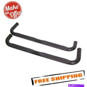 Nerf Bar ȃbW11590.81 3 "1984N2001ÑW[v`FL[XJ̃Eh`[uTChXebvLbg Rugged Ridge 11590.81 3" Round Tube Side Step Kit for 1984-2001 Jeep Cherokee XJ