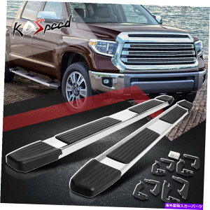 Nerf Bar 6 "jO{[hTChXebv07-21 TundragN[/N[}bNXLup 6" Running Board Side Step Nerf Bar for 07-21 Tundra Extended Crew/Crewmax Cab