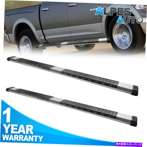 Nerf Bar 2PCS 6 �T�C�h�X�e�b�v�o�[2009-2016 Dodge Ram 1500�N�A�b�h�L���u�̃����j���O�{�[�h 2PCS 6 Side Step Bars Nerf Running Boards For 2009-2016 Dodge Ram 1500 Quad Cab�y���s�A���i�z