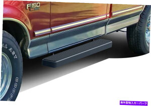 Nerf Bar IBOARD�T�C�h�X�e�b�vNERF�o�[6 �u���b�N�t�B�b�g80-96�t�H�[�h�u�����R/F150���M�����[�L���u iBoard Side Steps Nerf Bars 6 Black Fit 80-96 Ford Bronco/F150 Regular Cab