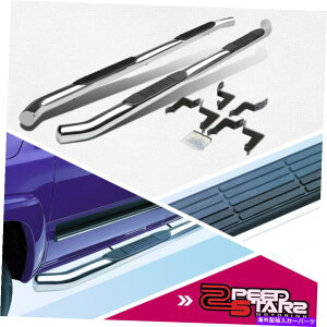 Nerf Bar 07-20̃g^chN[}bNXLu|bV{gI3 "TChXebvi[to[[ FOR 07-20 TOYOTA TUNDRA CREWMAX CAB POLISH BOLT-ON 3" SIDE STEP NERF BAR RAIL