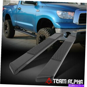 Nerf Bar tBbg2007-2020ch[STDLu]ubNXeX5 "tbg{[hi[to[TChXebv Fits 2007-2020 Tundra [STD CAB] Black Stainless 5" Flat Board Nerf Bar Side Step