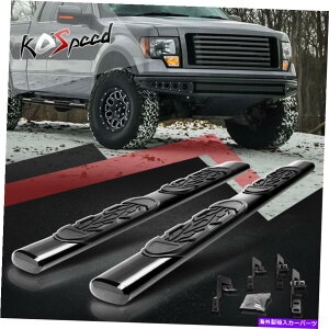 Nerf Bar 6 09-14�t�H�[�hF150�g���X�[�p�[�L���u�p�̑ȉ~�`�̃{�[�h�T�C�h�X�e�b�vnerf�o�[ 6 OVAL Running Board Side Step Nerf Bar for 09-14 Ford F150 Extended Super Cab�y���s�A���i�z