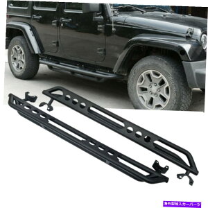Nerf Bar lto[TChXebv2007-2018̑bjO{[hW[vO[JK 4hA Nerf Bars Side Steps Armor Running Boards For 2007-2018 Jeep Wrangler JK 4-Door