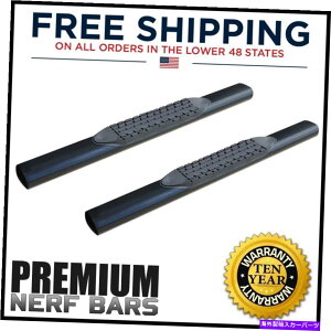 Nerf Bar 6�C���`�����ȉ~�`��nerf�o�[�����j���O�{�[�h�̃X�e�b�v07-18�V���o���[�h�V�G�����O�L���u 6in Black Oval Nerf Bars Running Boards Steps for 07-18 Silverado Sierra Reg Cab�y���s�A���i�z