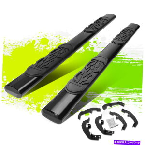 Nerf Bar 6 �V���o���[�h1500�g���L���u�̂��߂̑ȉ~�`�̃R�[�e�B���O�X�e�b�v�i�[�t�o�[�����j���O�{�[�h19-21 6 Oval Coated Step Nerf Bar Running Board for Silverado 1500 Extended Cab 19-21�y���s�A���i�z