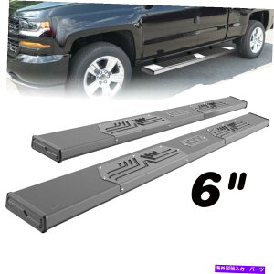 Nerf Bar 07-18̃Vo[hGMCVGg^NV[6 "TChXebvi[to[jO{[h FOR 07-18 Silverado GMC Sierra Extended Cab 6" Side Step Nerf Bar Running Board