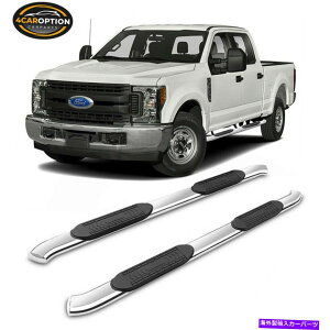 Nerf Bar tBbg15-22tH[hF150 /F250 F350X[p[f[eBN[Lu5C`TChXebvlto[ Fits 15-22 Ford F150 /F250 F350 Super Duty Crew Cab 5Inch Side Step Nerf Bars