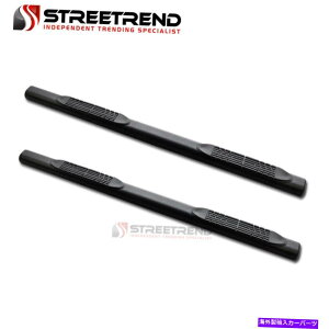Nerf Bar 04-08 F150X[p[Lu4 "ȉ~`̃TChXebvi[to[jO{[hi}bgubNj For 04-08 F150 Super Cab 4" Oval Side Step Nerf Bars Running Board (Matte Black)