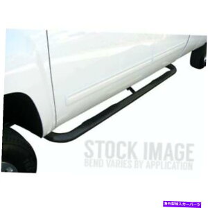 Nerf Bar Steelcraft 202120 3�C���`���E���h�T�C�h�i�[�t�o�[�u���b�N Steelcraft 202120 3 Inch Round Side Nerf Bar Black For Chevy Silverado 1500 NEW