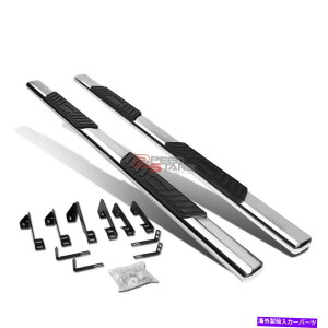 Nerf Bar 99-14 GMCVGN[Lu{g5 "N|bVI[oXebvi[to[/[ FOR 99-14 GMC SIERRA CREW CAB BOLTON 5" CHROME POLISH OVAL STEP NERF BAR/RAIL