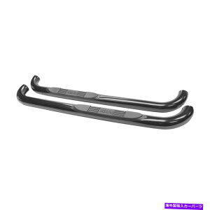 Nerf Bar WES23-3925EFXeB23-3925 EV[Y3 "Ehi[tXebvo[ - ubNpE_[R[g WES23-3925 Westin 23-3925 E-Series 3" Round Nerf Step Bars - Black Powdercoat