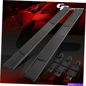 Nerf Bar �y�A�u���b�N�X�`�[�������j���O�{�[�h�X�e�b�v�o�[LH+RH for 2018-2022�W�[�v�����O���[JL 4DR PAIR BLACK STEEL RUNNING BOARD STEP BAR LH+RH FOR 2018-2022 JEEP WRANGLER JL 4DR�y���s�A���i�z