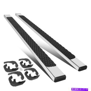 Nerf Bar 2PCS 5 SS�X�e�b�v�i�[�t�o�[�����j���O�{�[�h2019-2021�V���o�[�h�V�G���N���[�L���u 2PCS 5 SS STEP NERF BAR RUNNING BOARDS FOR 2019-2021 SILVERADO SIERRA CREW CAB�y���s�A���i�z