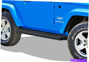 Nerf Bar IBOARDTChXebvNERFo[6 "ubNtBbg07-18W[vO[JK 2DR iBoard Side Steps Nerf Bars 6" Black Fit 07-18 Jeep Wrangler JK 2Dr