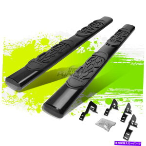 Nerf Bar 6 "ȉ~`̃R[eBOTChXebvnerfo[jO{[hL+R F150X[p[Lu09-14 6" Oval Coated Side Step Nerf Bars Running Boards L+R for F150 Super Cab 09-14