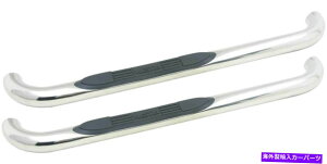 Nerf Bar WES23-2110 Westin 23-2110 E-Series 3 "Ehi[tXebvo[ - XeX| - WES23-2110 Westin 23-2110 E-Series 3" Round Nerf Step Bars - Stainless Steel -