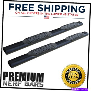 Nerf Bar 6 �u���b�N�I�[�o���i�[�t�o�[������ G�{�[�h�X�e�b�v�N���V�b�N09-22����1500�N�A�b�h�L���u 6 Black Oval Nerf Bars Runng Board Steps for Classic 09-22 Ram 1500 Quad Cab�y���s�A���i�z