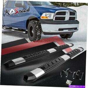 Nerf Bar 5 w�A���~�j�E�������j���O�{�[�h�T�C�h�X�e�b�v09-20�_�b�WRAM�g���^�N�V�[�p��nerf�o�[ 5 W Aluminum Running Board Side Step Nerf Bar for 09-20 Dodge Ram Extended Cab�y���s�A���i�z