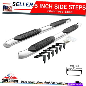 Nerf Bar 2009-2018 Dodge Ram 1500 2500 3500 Crew Cab 5 �X�e�b�vNERF�o�[�����j���O�{�[�h For 2009-2018 Dodge Ram 1500 2500 3500 Crew Cab 5 Steps Nerf Bar Running Boards�y���s�A���i�z