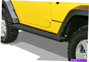 Nerf Bar v~A5 "ubNiboardTChXebvtBbg07-18W[vO[JK2DR Premium 5" Black iBoard Side Steps Fit 07-18 Jeep Wrangler JK 2Dr