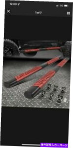 Nerf Bar 09-21�_�b�W����1500 2500 3500�N���[�L���u5 �ȉ~�`�̃X�e�b�v�o�[�����j���O�{�[�h���b�h FOR 09-21 DODGE RAM 1500 2500 3500 CREW CAB 5OVAL STEP BAR RUNNING BOARDS RED�y���s�A���i�z