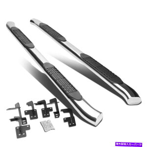 Nerf Bar 2PCSXeX|4 "2019-2020gbN1500NAbhLup̑ȉ~`̃i[tXebvo[ 2PCS STAINLESS STEEL 4"OVAL NERF STEP BAR FOR 2019-2020 RAM TRUCK 1500 QUAD CAB