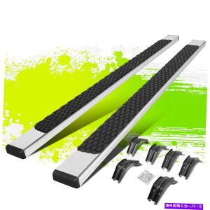 Nerf Bar 5 "フォードF250-F550 SDエクステンデッドキャブ99-16用の磨かれたフラットステップバーランニングボード 5"Polished Flat Step Bar Running Boards for Ford F250-F550 SD Extended Cab 99-16