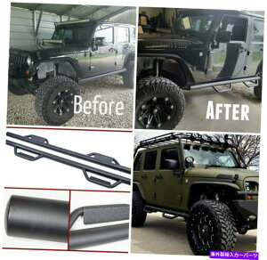 Nerf Bar 10-18W[vO[JK4hAt[vTChXebvjO{[hnerfo[ 10- 18 fit Jeep Wrangler JK 4 Doors Hoop Side Steps Running Boards Nerf Bars
