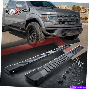 Nerf Bar 6 ���̃X�e�����X�T�C�h�X�e�b�v�l���t�o�[�����j���O�{�[�h04-14�t�H�[�hF150�N���[�L���u 6 Wide Stainless Side Step Nerf Bar Running Boards for 04-14 Ford F150 Crew Cab�y���s�A���i�z