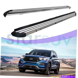 Nerf Bar tH[hGNXv[[2020-2022jO{[hNERFo[veN^[K[h̃TChXebv Side Step for Ford Explorer 2020 - 2022 Running Board Nerf Bar Protector Guard