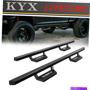 Nerf Bar 2007-2020��kyx�g���^�c���h���N���[�}�b�N�X�����j���O�{�[�h�T�C�h�X�e�b�vnerf bar 07-20 KYX For 2007-2020 Toyota Tundra Crew Max Running Board Side Steps Nerf Bar 07-20�y���s�A���i�z