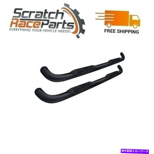 Nerf Bar Promaxx Automotive 3 ''ubNEhi[to[15-18V{[Rh/GMCɓK܂ ProMaxx Automotive 3'' Black Round Nerf Bars Fits 15-18 Chevy Colorado/GMC