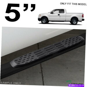 Nerf Bar 2004N2008ÑgbvCtH[hF150X[p[/GNXeV5 "ȉ~`̃TChXebvito[-BLK Topline For 2004-2008 Ford F150 Super/Extended 5" Oval Side Step Nerf Bars - Blk