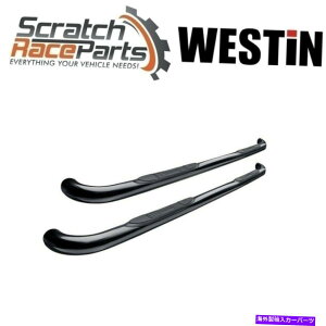 Nerf Bar 00-03 F-150,99 F-250 EV[YpɃR[eBOꂽۂnerf barsubNpE_[ Westin 3"Round Nerf Bars Black Powder Coated For 00-03 F-150,99 F-250 E-Series
