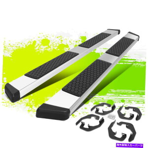 Nerf Bar 5.5 �V���o���[�h�V�G���N���[�L���u�̂��߂̖����ꂽ�X�e�b�v�o�[�t���b�g�����j���O�{�[�h07-19 5.5 Polished Step Bar Flat Running Boards for Silverado Sierra Crew Cab 07-19�y���s�A���i�z