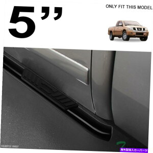 Nerf Bar 2004-2021̃gbvCY^C^LO5 "ȉ~`̃xgTChXebvito[HD -BLK Topline For 2004-2021 Nissan Titan King 5" Oval Bent Side Step Nerf Bars HD -Blk
