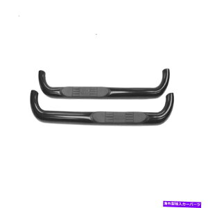 Nerf Bar EFXeB23-3805ubNX`[EV[Y3 "Vo[h/VGp̊ۂi[to[ Westin 23-3805 Black Steel E-Series 3" Round Nerf Bars for Silverado/Sierra