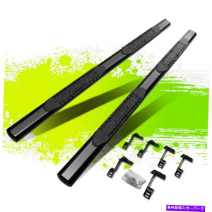 "Nerf Bar F150/250/350�X�[�p�[�N���[�L���u15-20�p�̑ȉ~�`�̃`���[�u�R�[�e�B���O�X�e�b�v�o�[�����j���O�{�[�h 4"" Oval Tube Coated Step Bar Running Board for F150/250/350 Super Crew Cab 15-20�y���s�A���i�z"