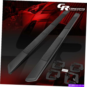 Nerf Bar yA5.5 "W 2007-2021g^chN[}bNXLû߂̃ubNR[eBOjO{[h PAIR 5.5"W BLACK COATED RUNNING BOARDS FOR 2007-2021 TOYOTA TUNDRA CREWMAX CAB